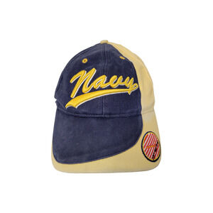 CF Headwear Yellow Navy Don't Tread On Me Colorblock Adjustable Men's Cap Hat